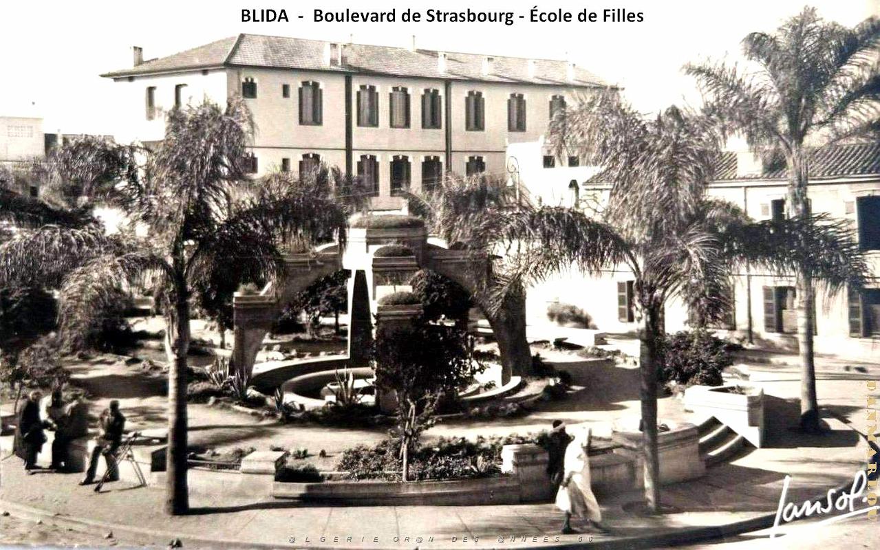 Blida - Boulevard de Strasbourg - Ecole du Filles.jpg